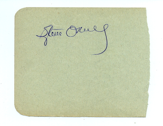 Vintage Steve O'Neill Signed Al...