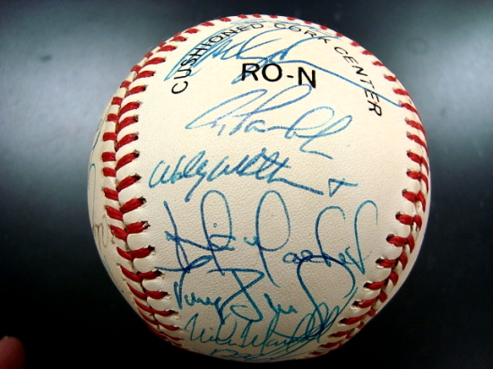 1990 New York Mets Team Signed Baseball